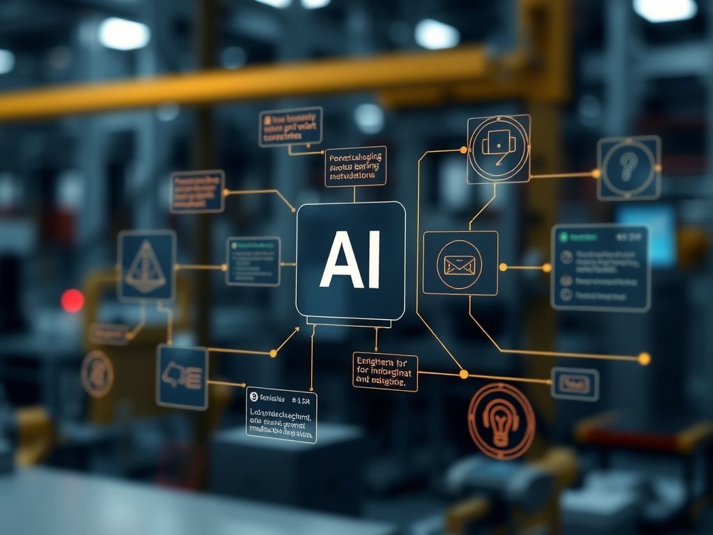 AI natural language interface for a smart manufacturing platform